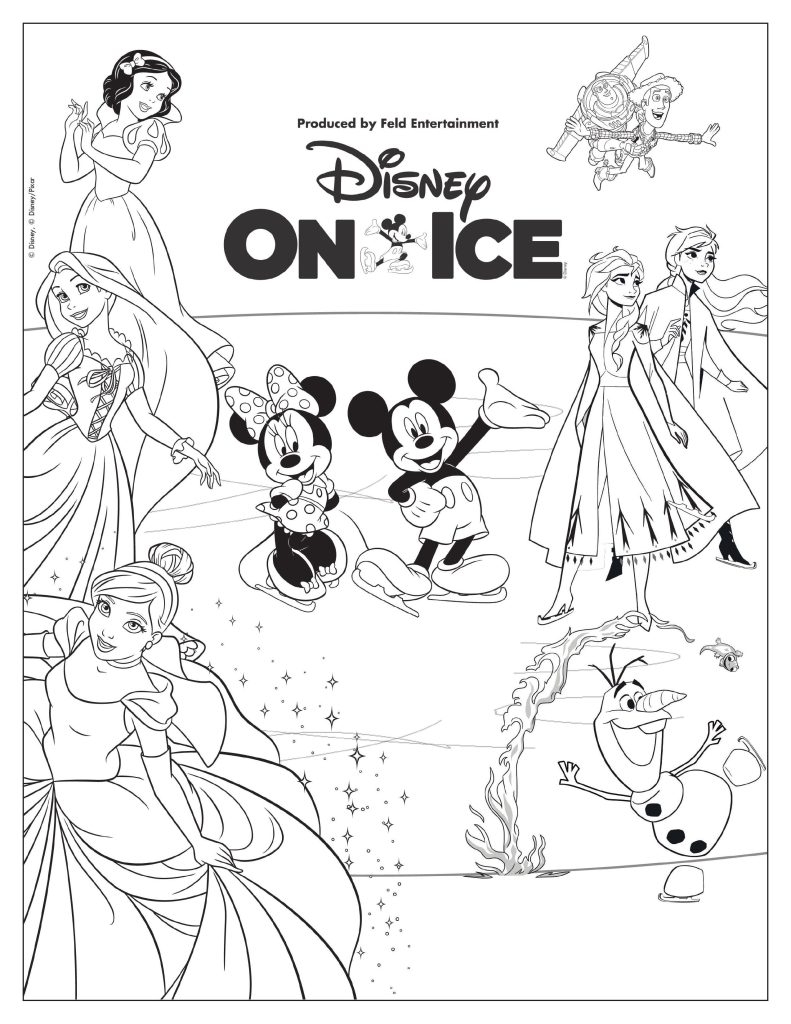 COLORING PAGES Fun The Official Site Of Disney On Ice