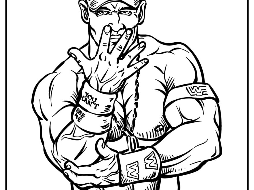 Coloring Pages The Official Wrestling Museum