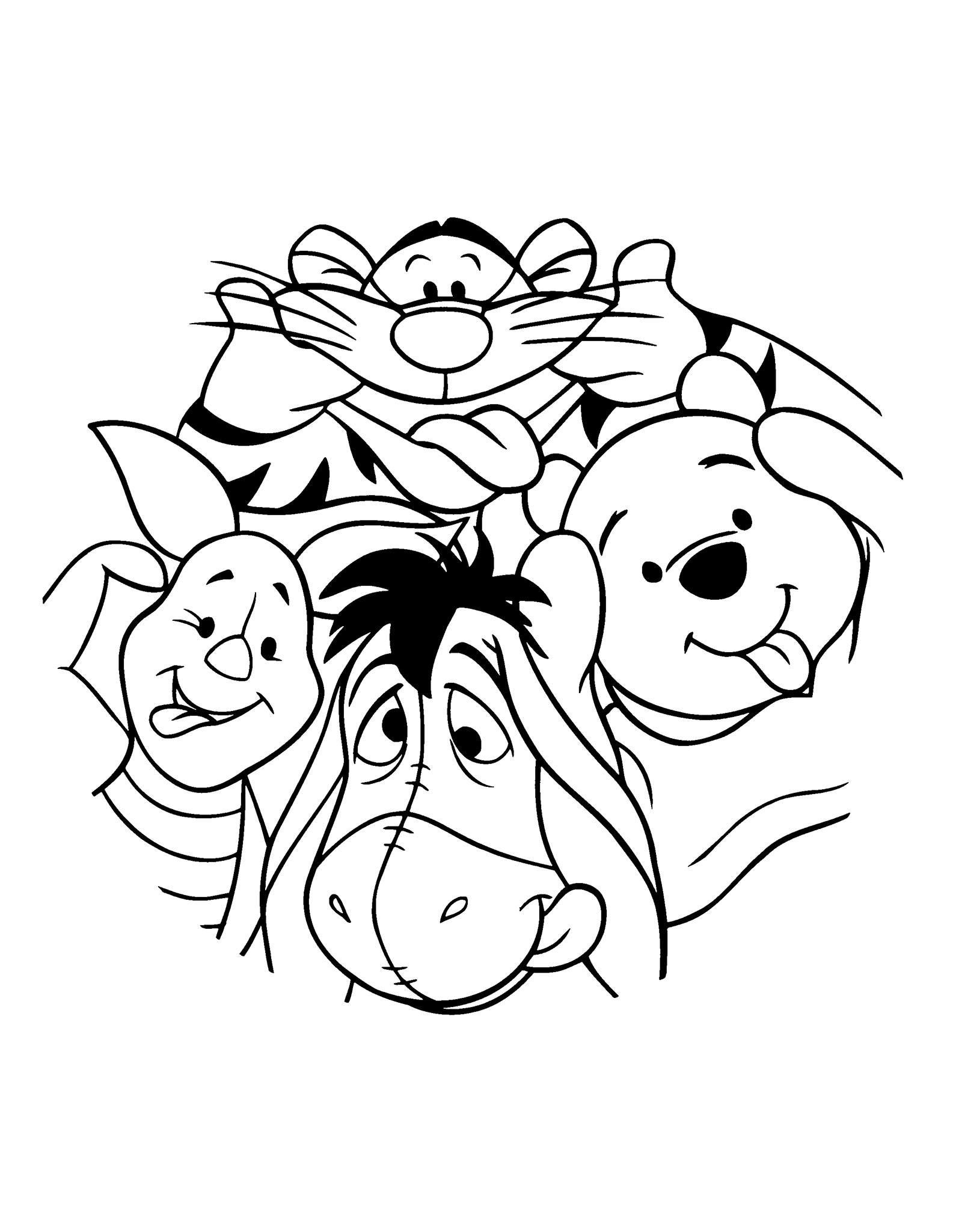 disney color sheets printable