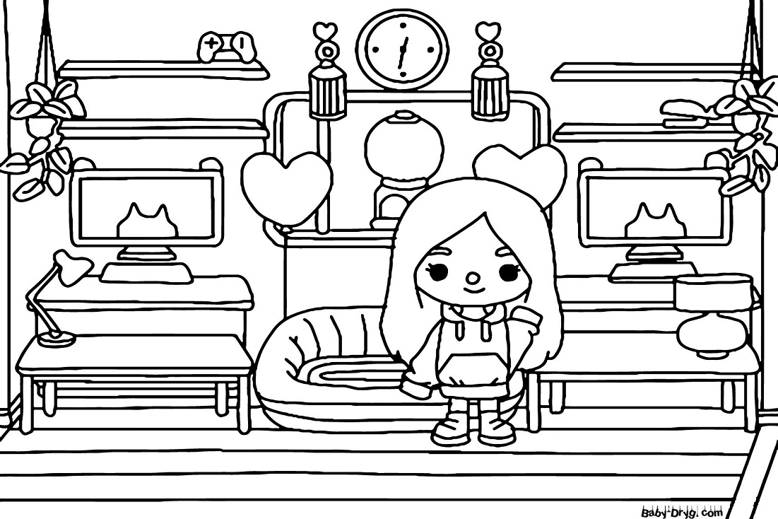 toca boca coloring pages
