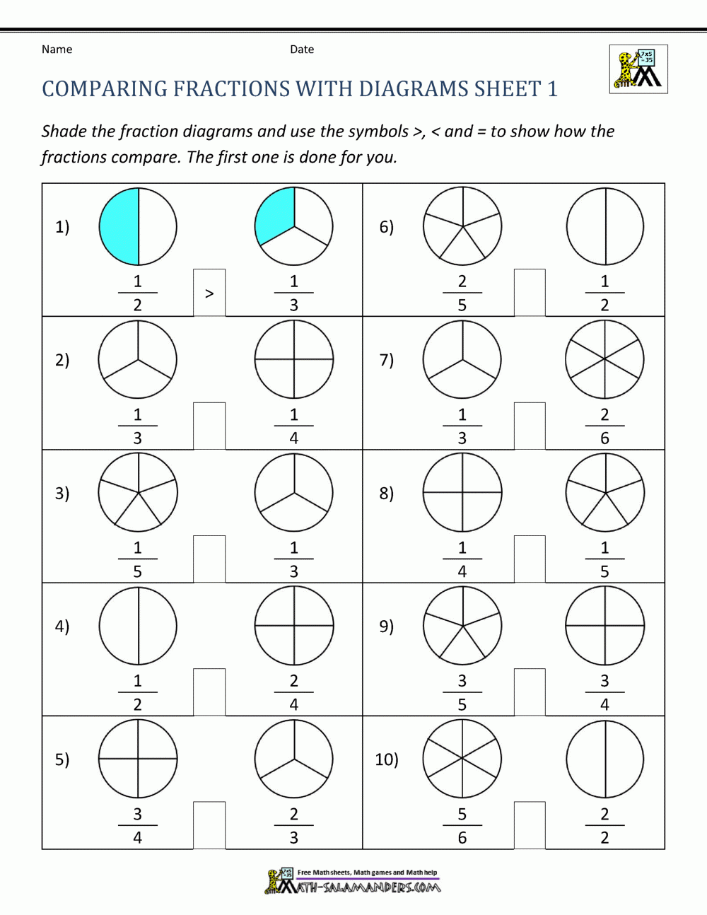 3rd grade fractions worksheets 3rd grade fractions worksheets
