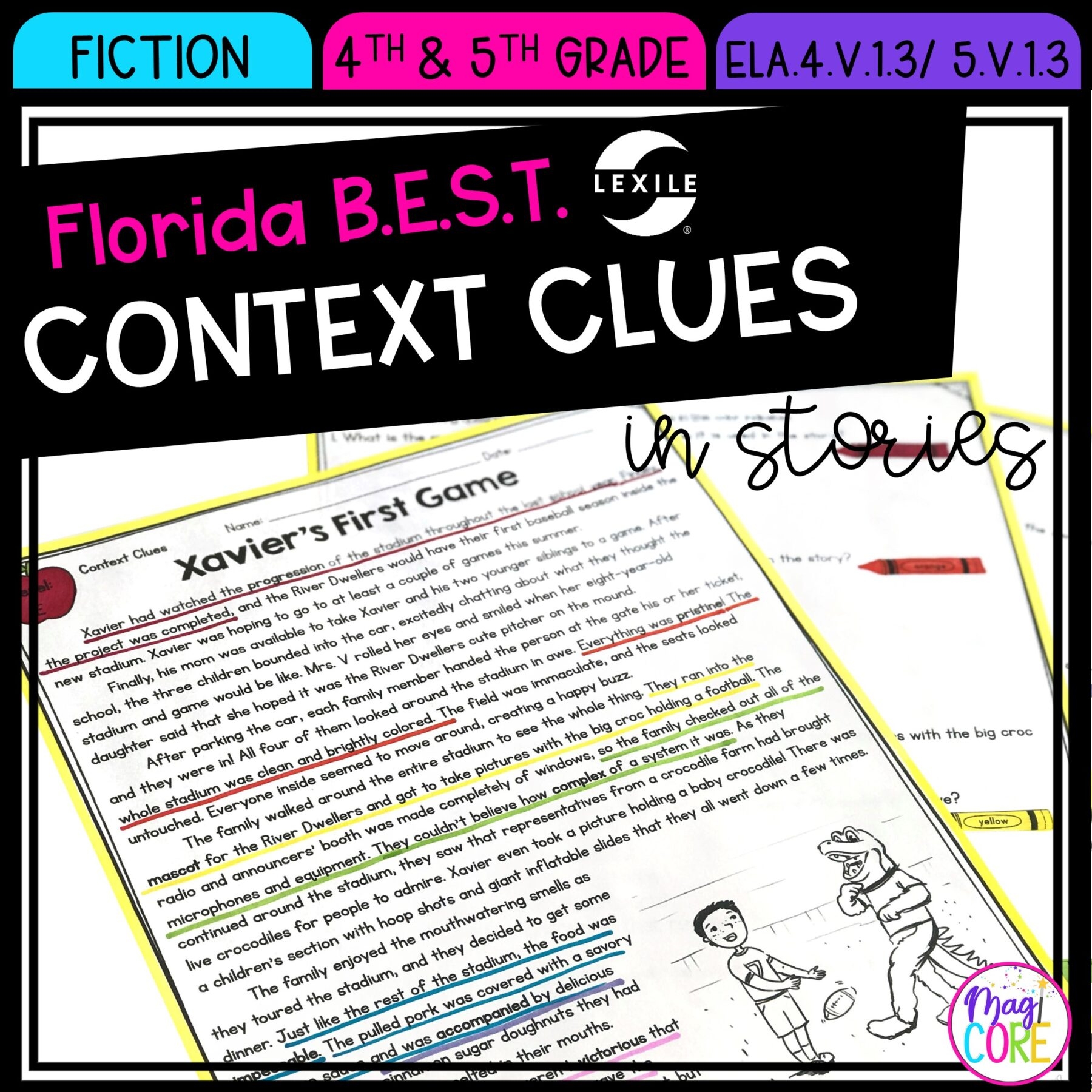 Context Clues In Fiction 4th 5th Grade ELA 4 V 1 3 5 V 1 3 MagiCore Context Clues In Fiction 4th 5th Grade ELA 4 V 1 3 5 V 1 3 MagiCore