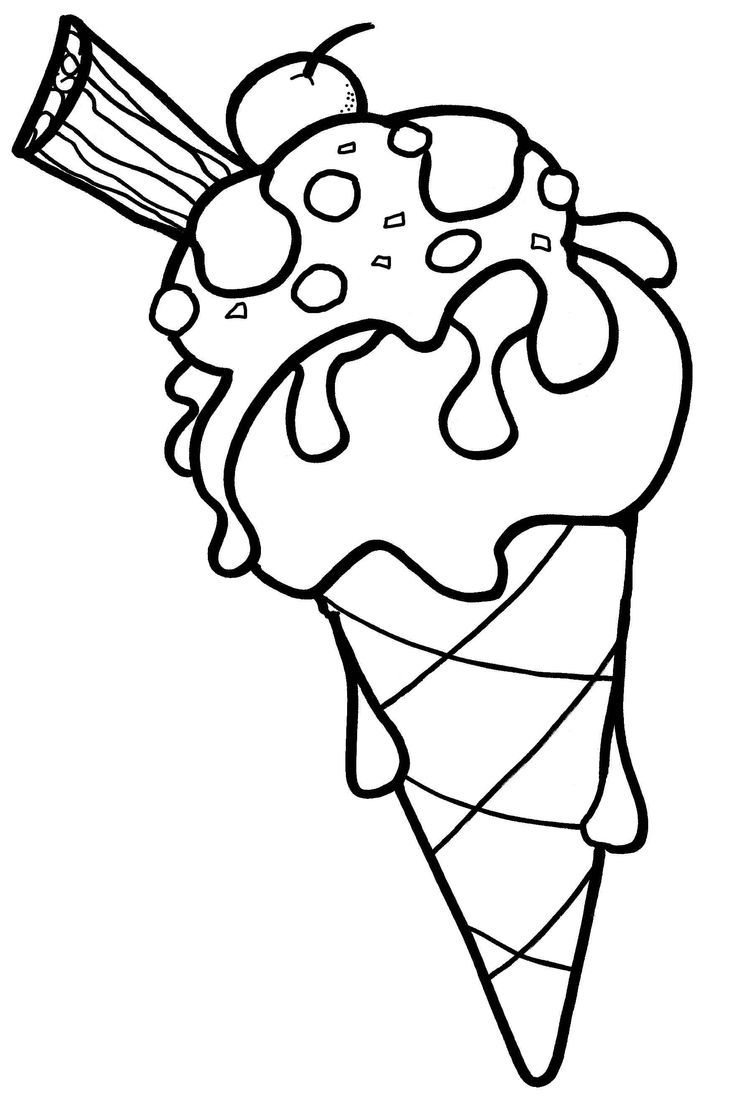 printable ice cream coloring pages