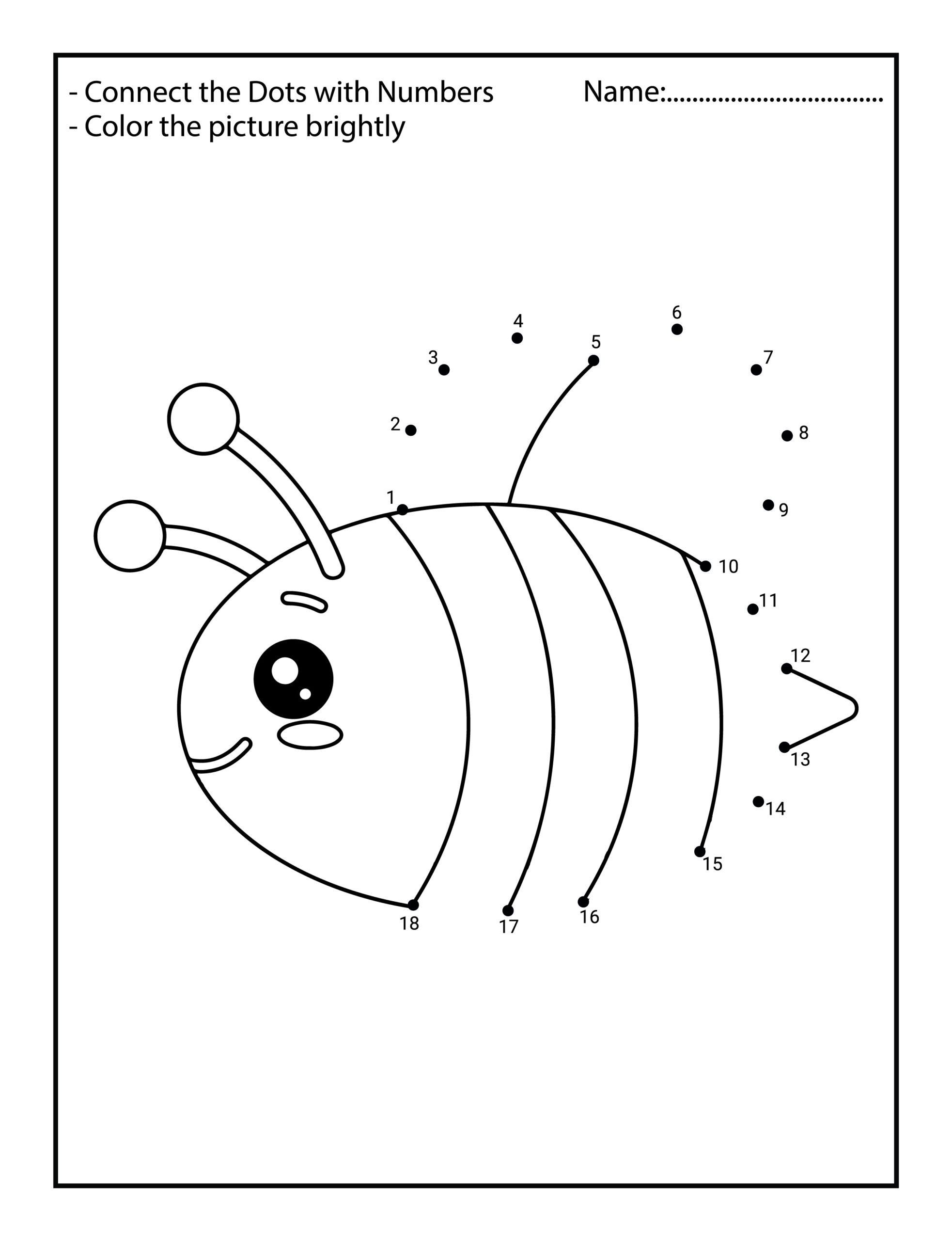 dot to dot worksheets