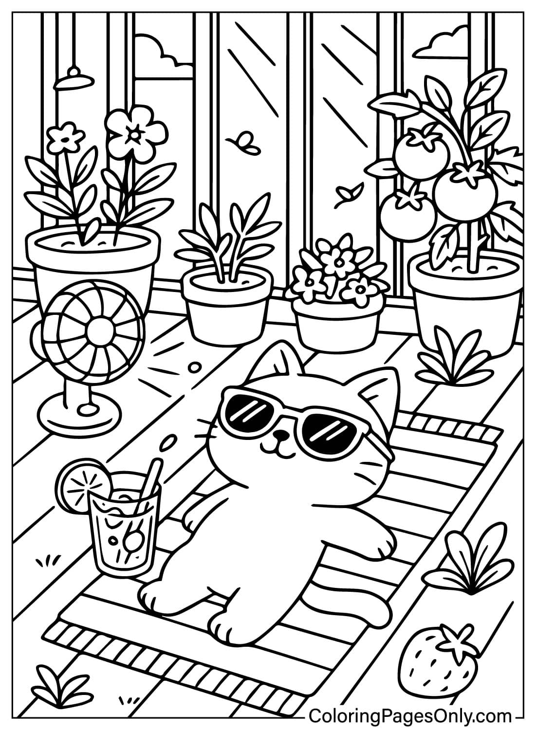 Cute Complicated Coloring Pages