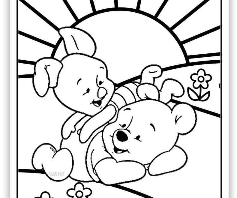 Cute Disney Coloring Pages Free PDF Printables Simply Love Coloring
