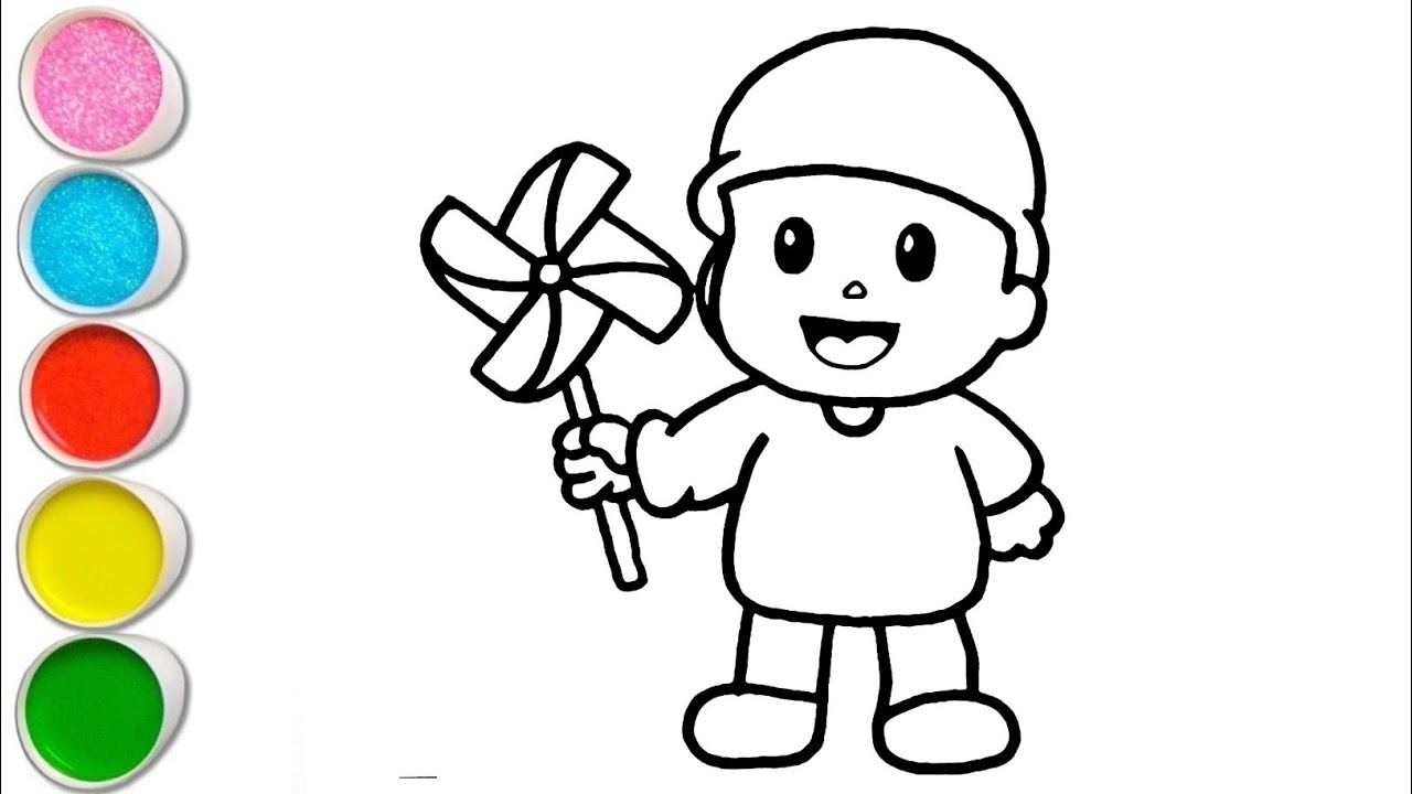 abc mouse pocoyo airplane coloring pages