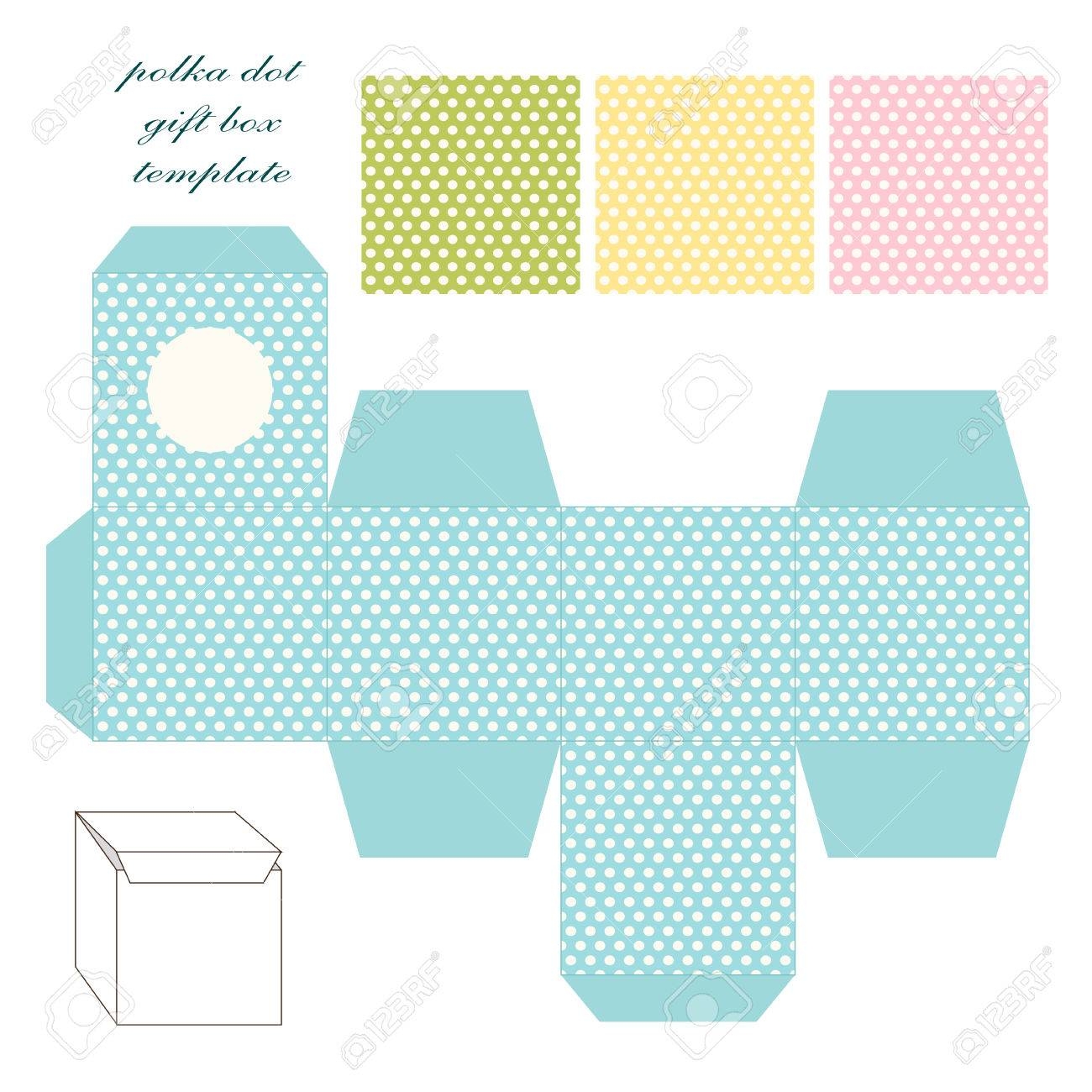 Cute Retro Square Gift Box Template With Polka Dots Ornament To Print Cut And Fold Royalty Free SVG Cliparts Vectors And Stock Illustration Image 81271909 Cute Retro Square Gift Box Template With Polka Dots Ornament To Print Cut And Fold Royalty Free SVG Cliparts Vectors And Stock Illustration Image 81271909