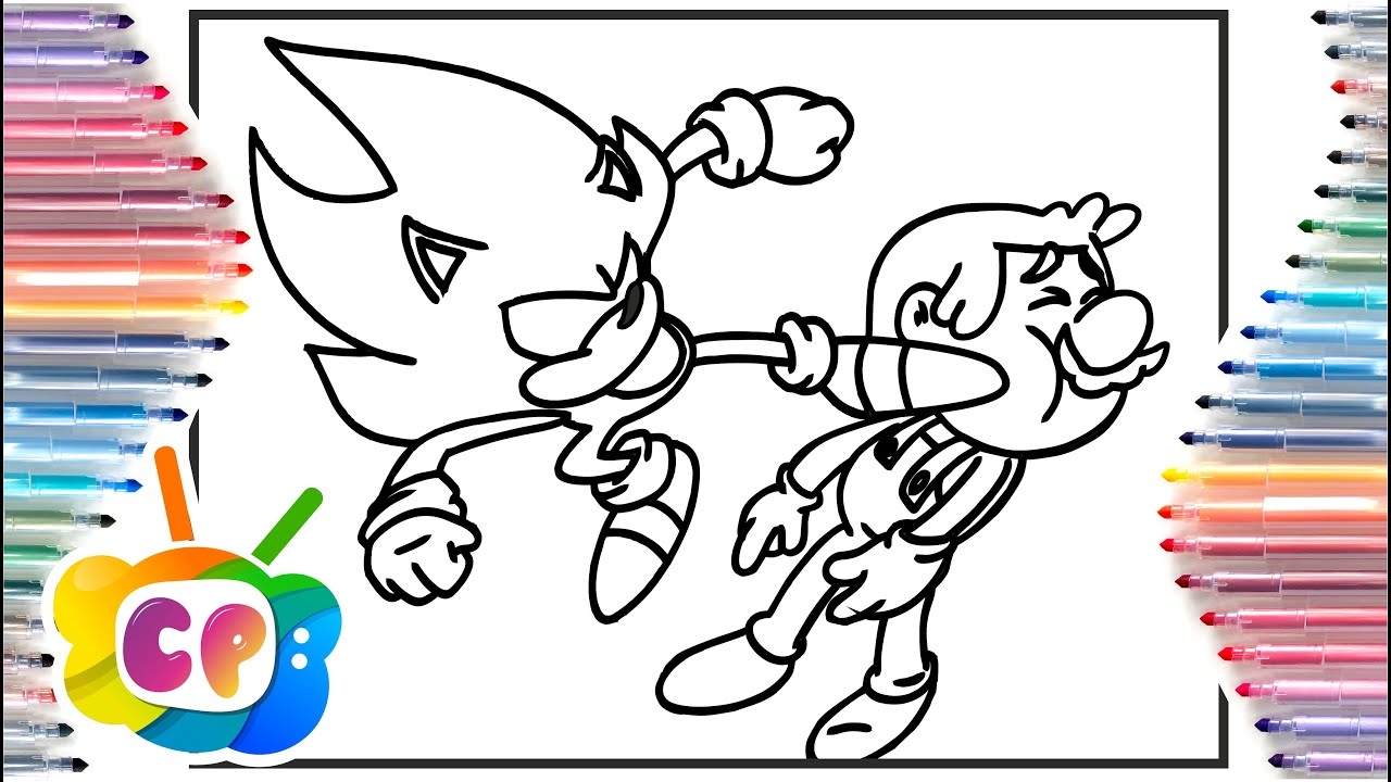 DARK SONIC Vs The WORLD Coloring How To Draw Sonic YouTube DARK SONIC Vs The WORLD Coloring How To Draw Sonic YouTube