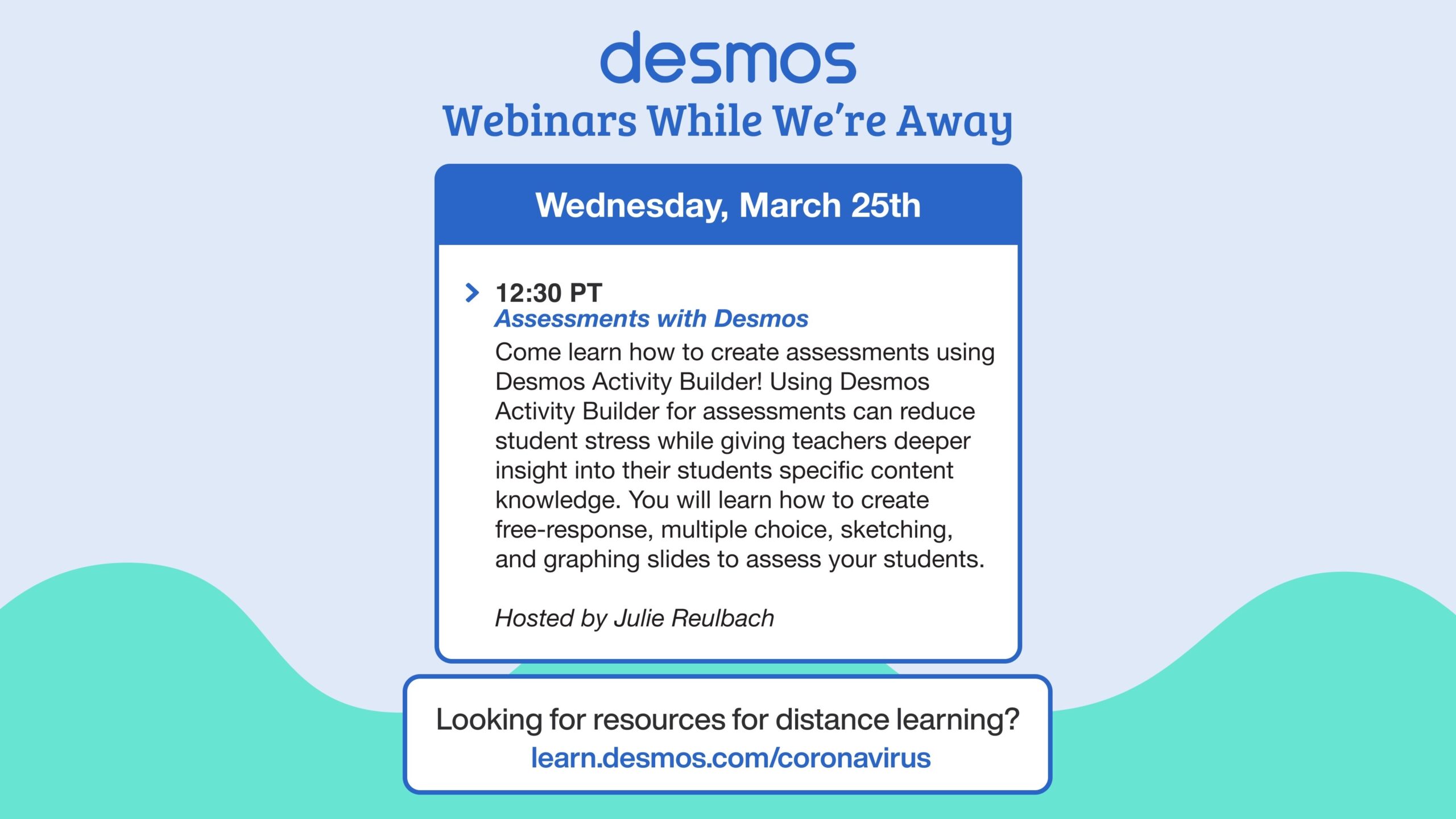 desmos worksheet slideshow 8 types of questions
