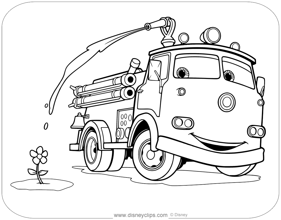 Disney Cars Coloring Pages