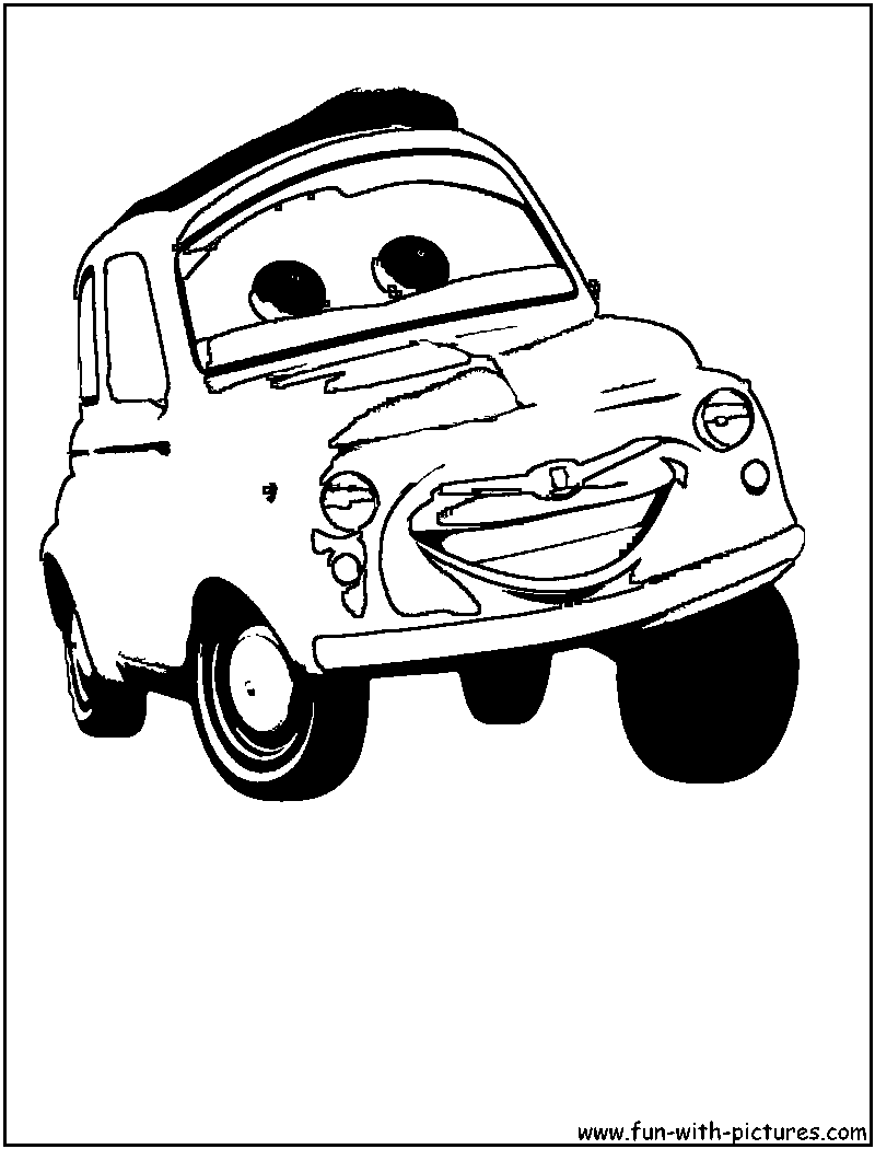 disney cars printable coloring pages