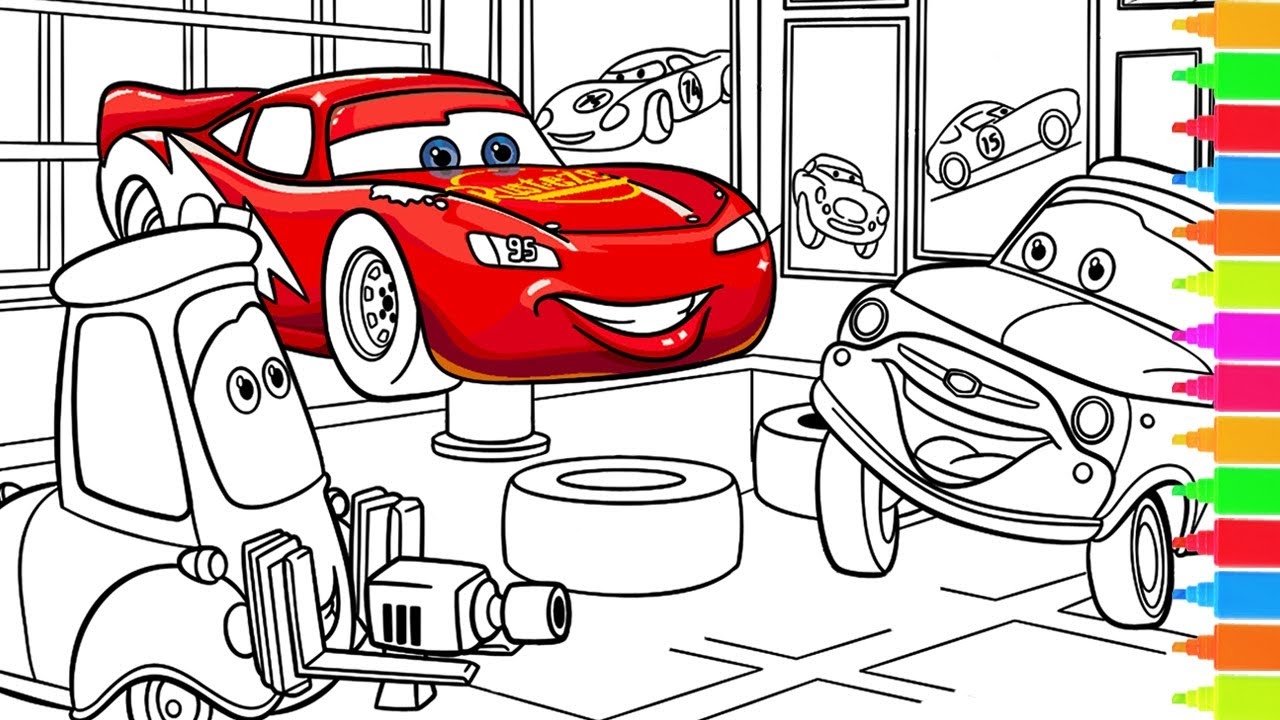 disney cars coloring pages