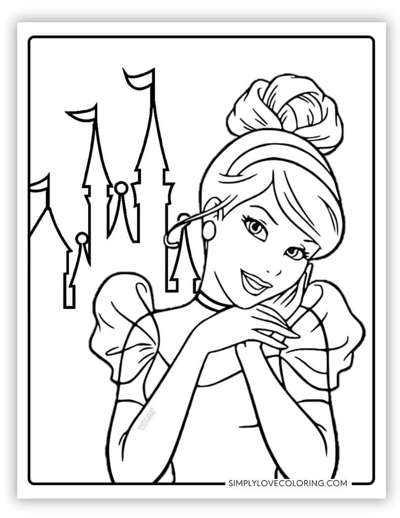 Disney Princess Coloring Pages Free PDF Printables Simply Love Coloring Disney Princess Coloring Pages Free PDF Printables Simply Love Coloring