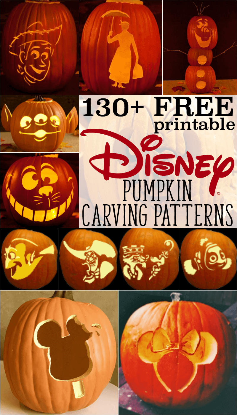 Disney Pumpkin Stencils Free Printable Pumpkin Templates
