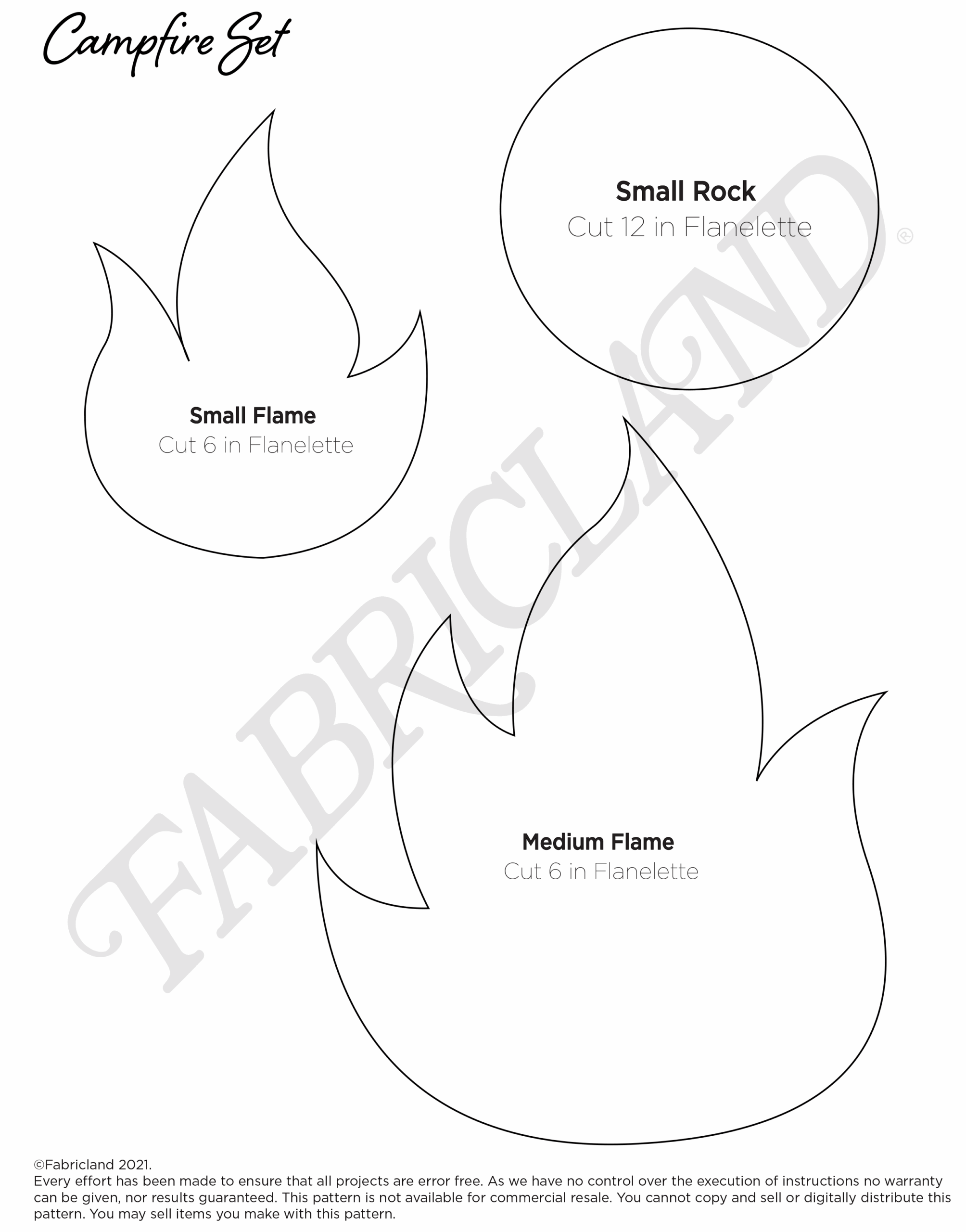DIY Project Campfire Set Fabricland