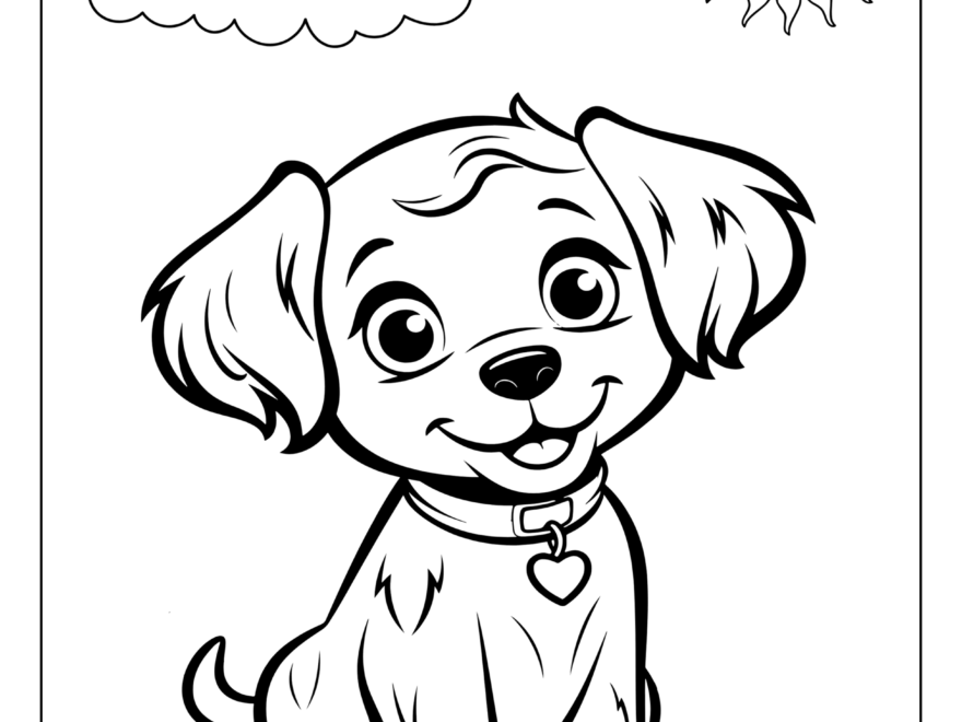 Dog And Puppy Coloring Pages And Coloring Sheets Free Printables Monograms Design Tools Patterns DIY Projects