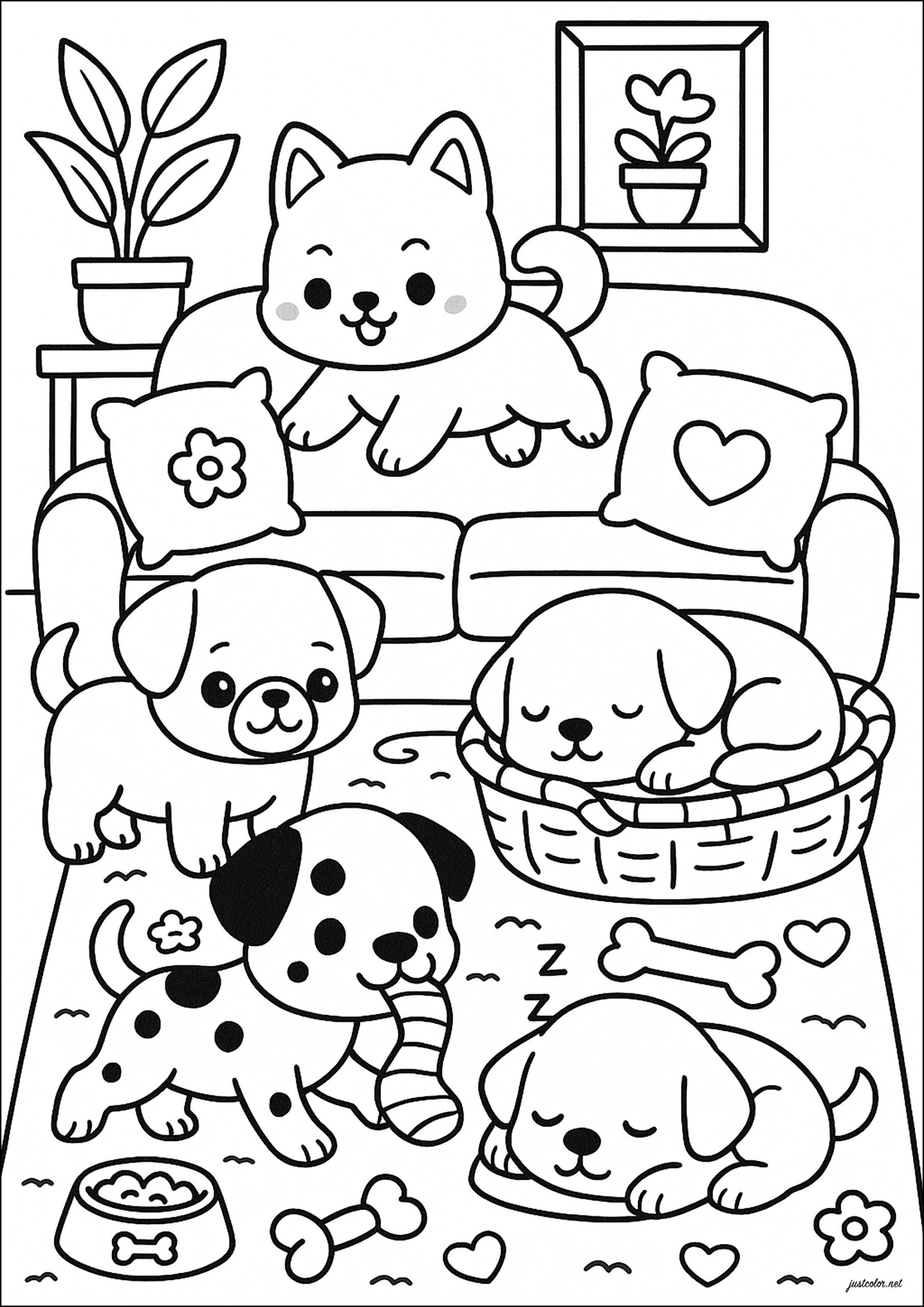 printable dog colouring pages printable dog colouring pages