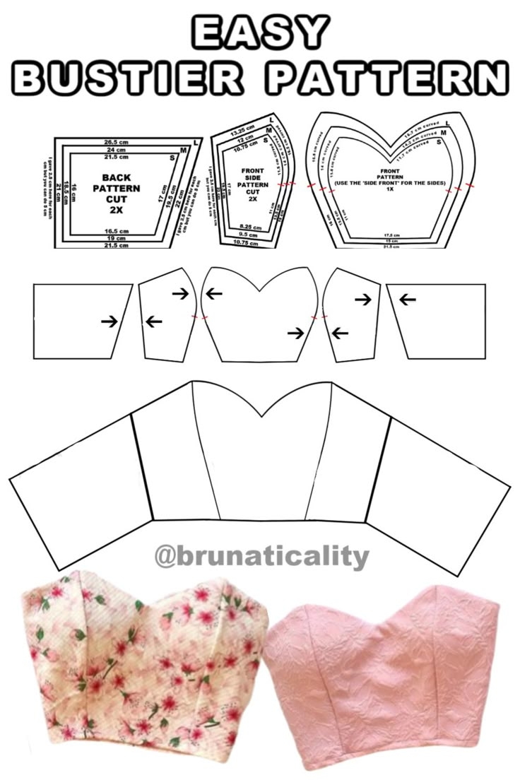Easy Bustier Pattern