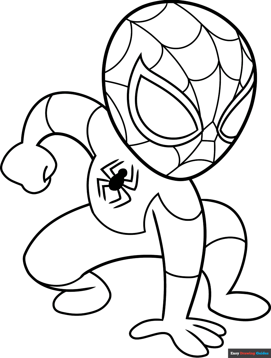 spiderman coloring pages free printable