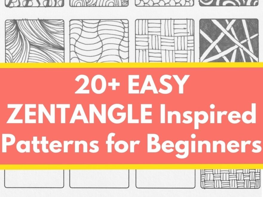 Easy Zentangle Patterns For Beginners And Kids