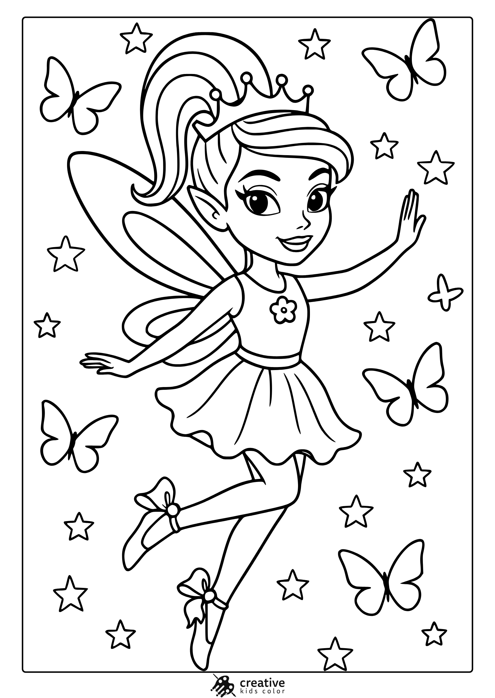 printable coloring pictures of fairies