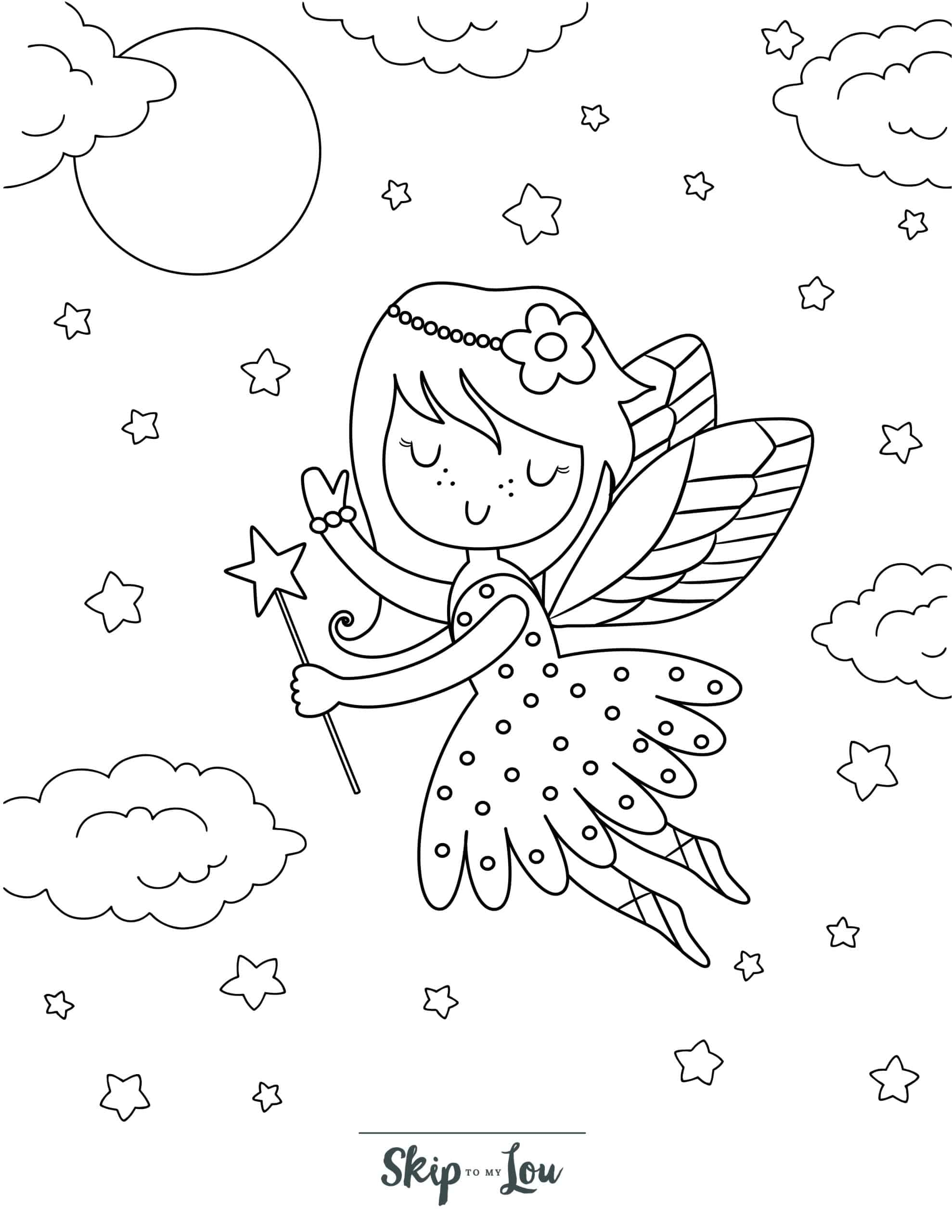 Fairy Coloring Pages Free Printable Sheets Skip To My Lou Fairy Coloring Pages Free Printable Sheets Skip To My Lou