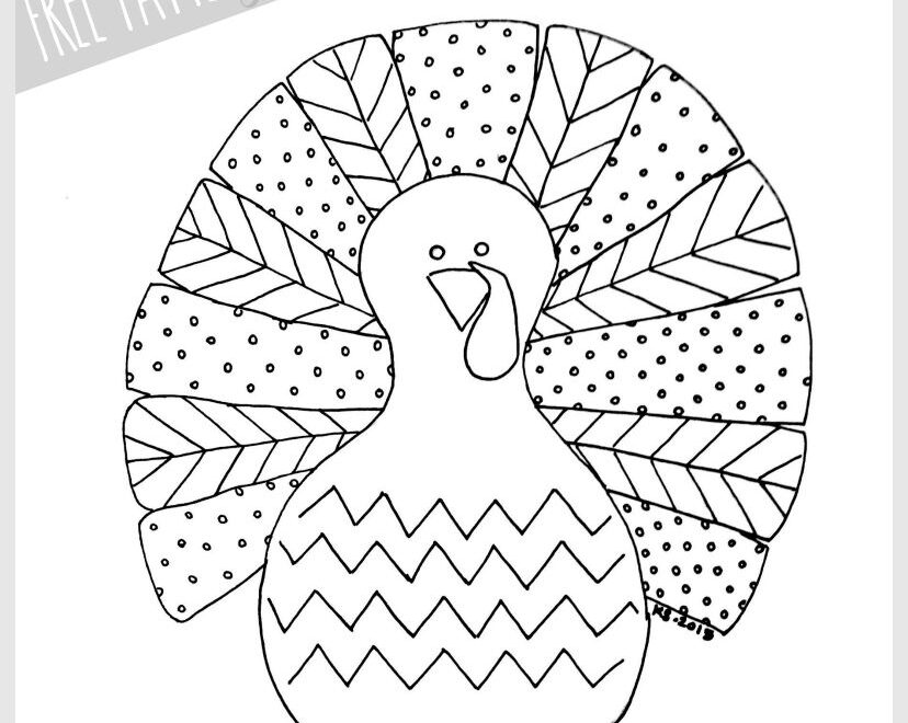 Fall Turkey Printable U Create