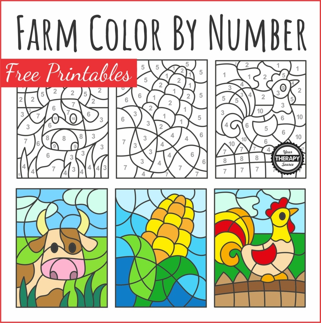 free printable color by numbers free printable color by numbers