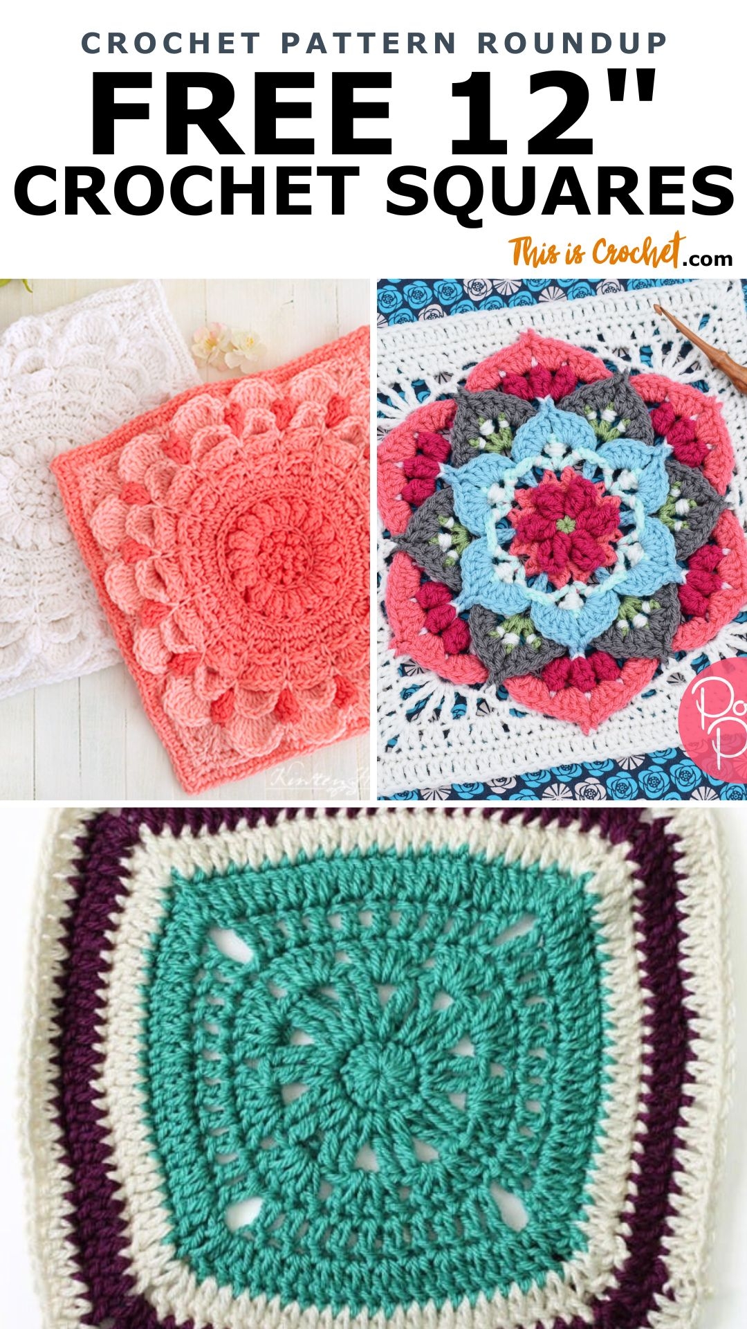 Favorite Free 12 Granny Square Patterns This Is Crochet