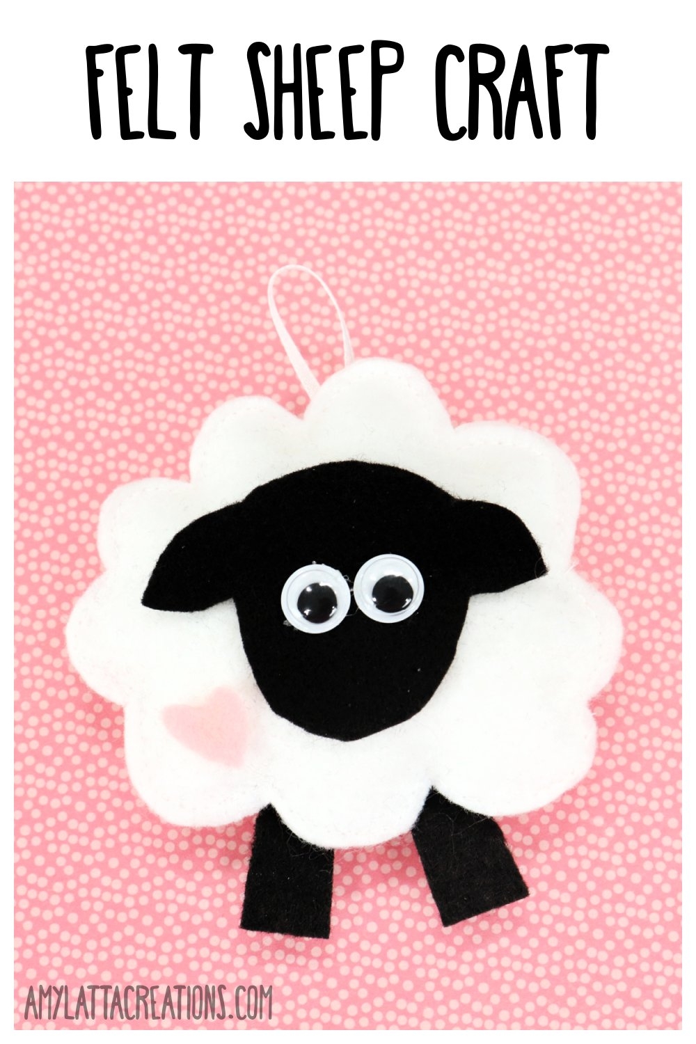 Felt Sheep Craft Amy Latta Creations