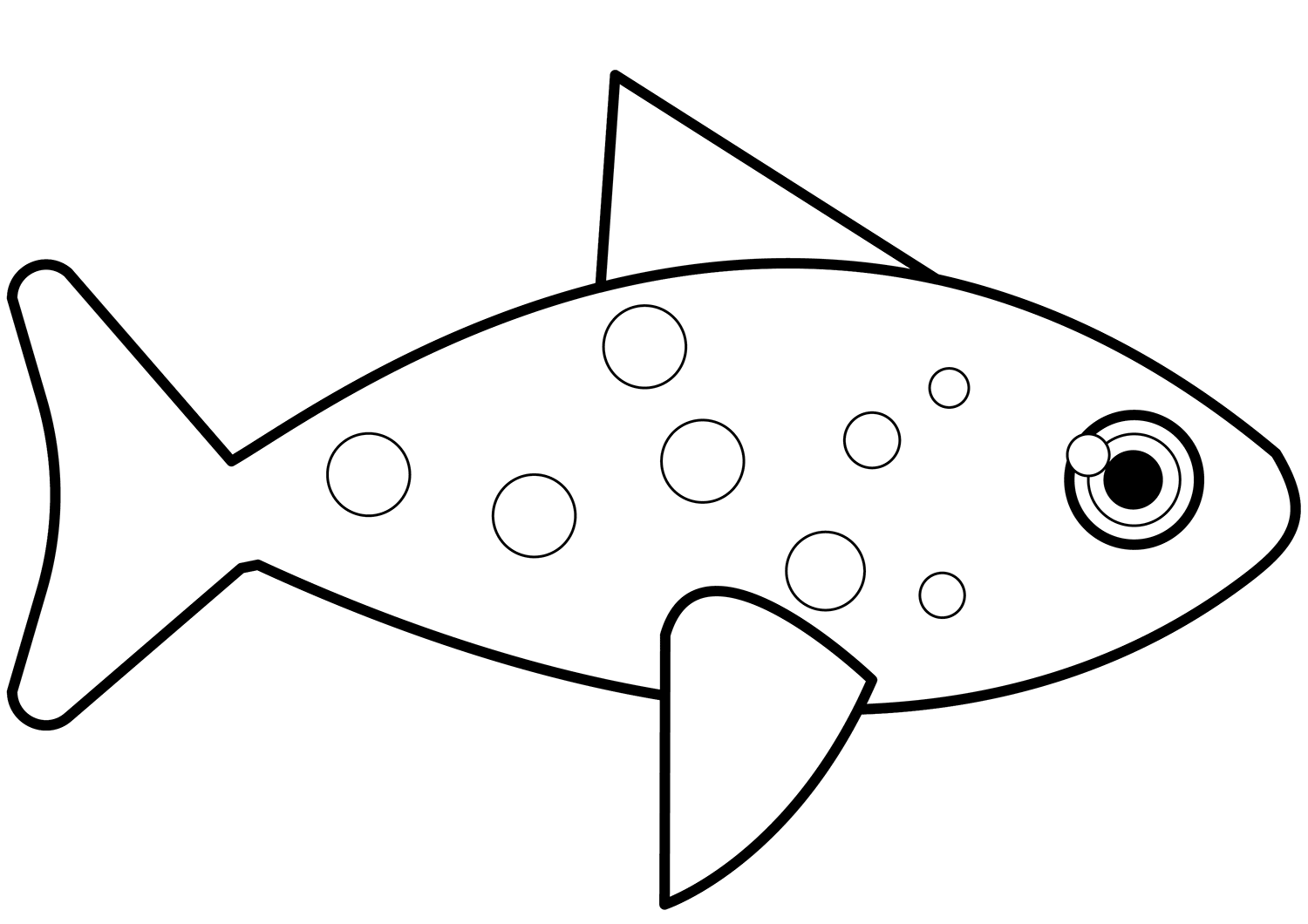 free printable fish patterns