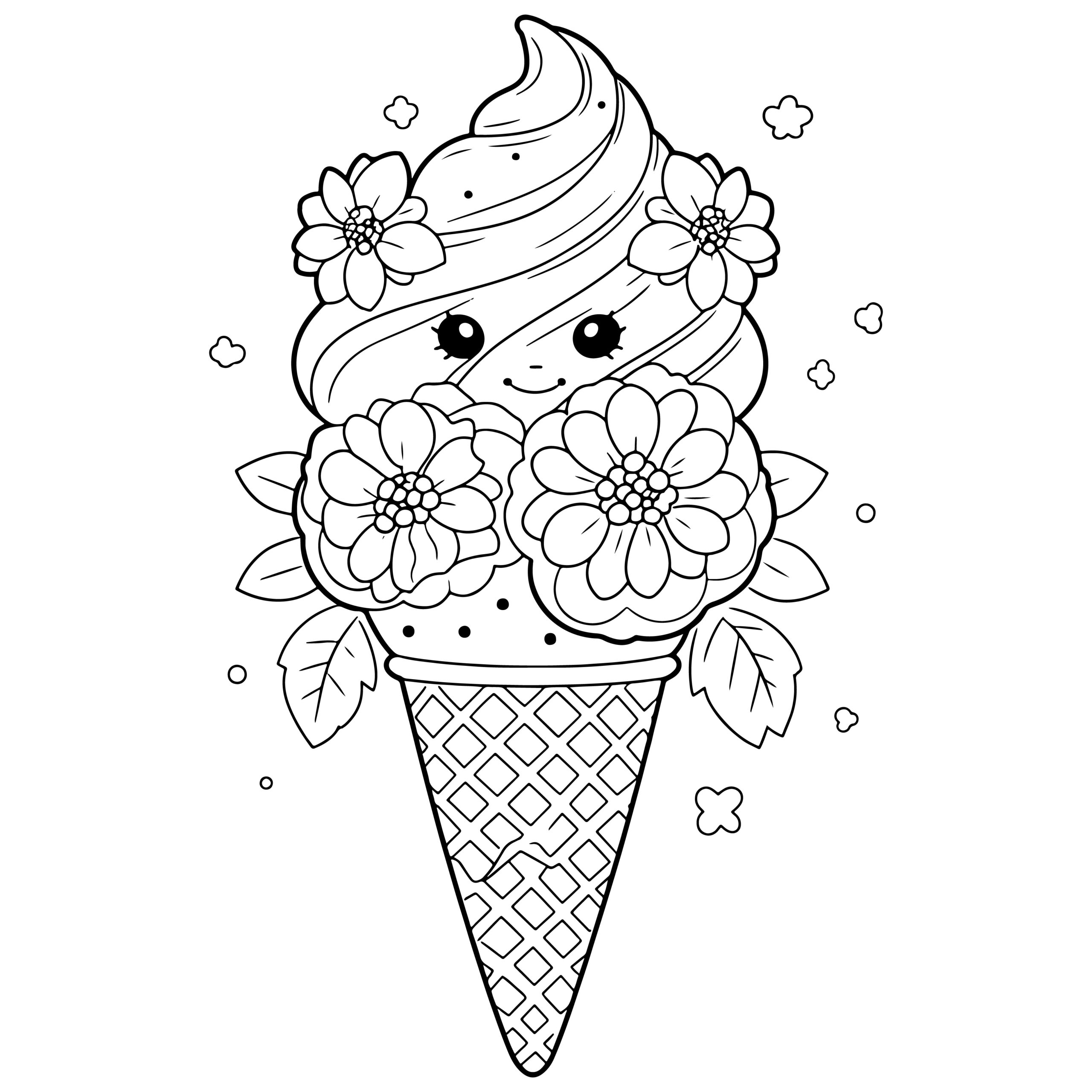 Flower Ice Cream Coloring Book Flower Ice Cream Coloring Pages Made By Teachers Flower Ice Cream Coloring Book Flower Ice Cream Coloring Pages Made By Teachers