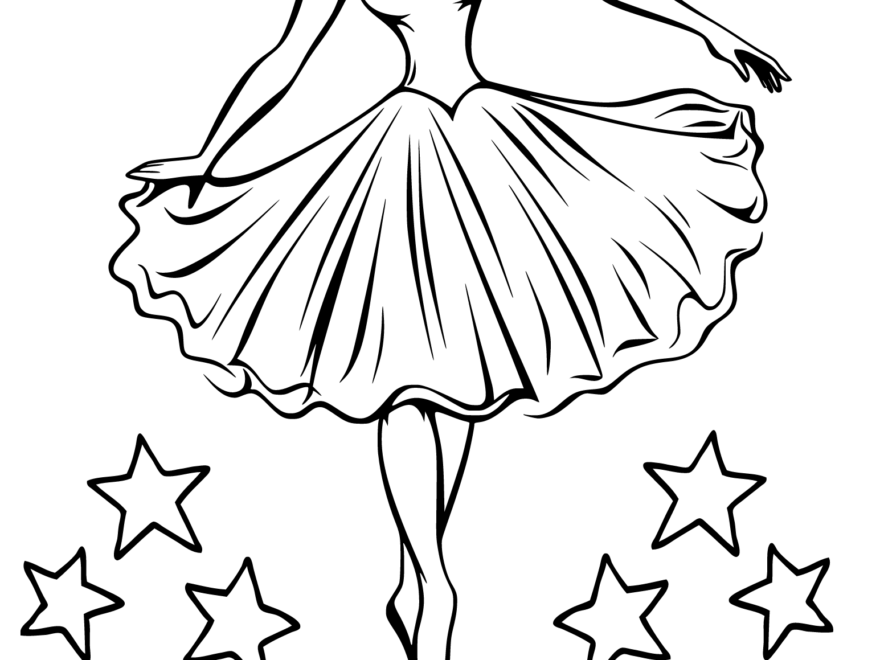 Free Ballet Coloring Pages Crafty Morning