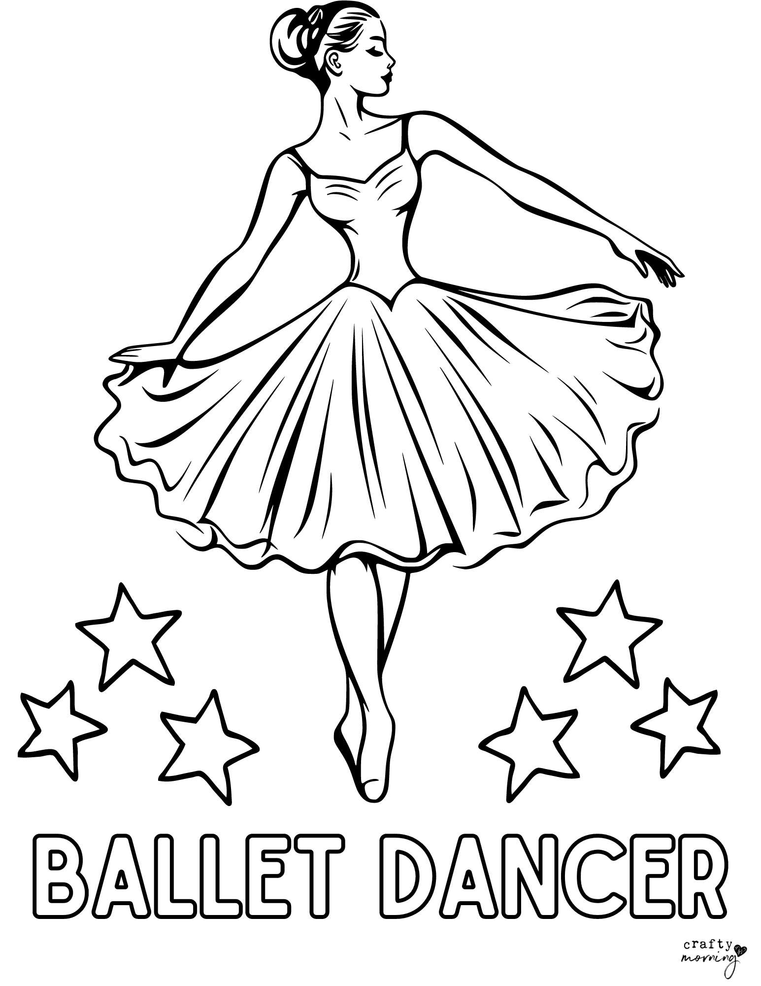 Free Ballet Coloring Pages Crafty Morning Free Ballet Coloring Pages Crafty Morning