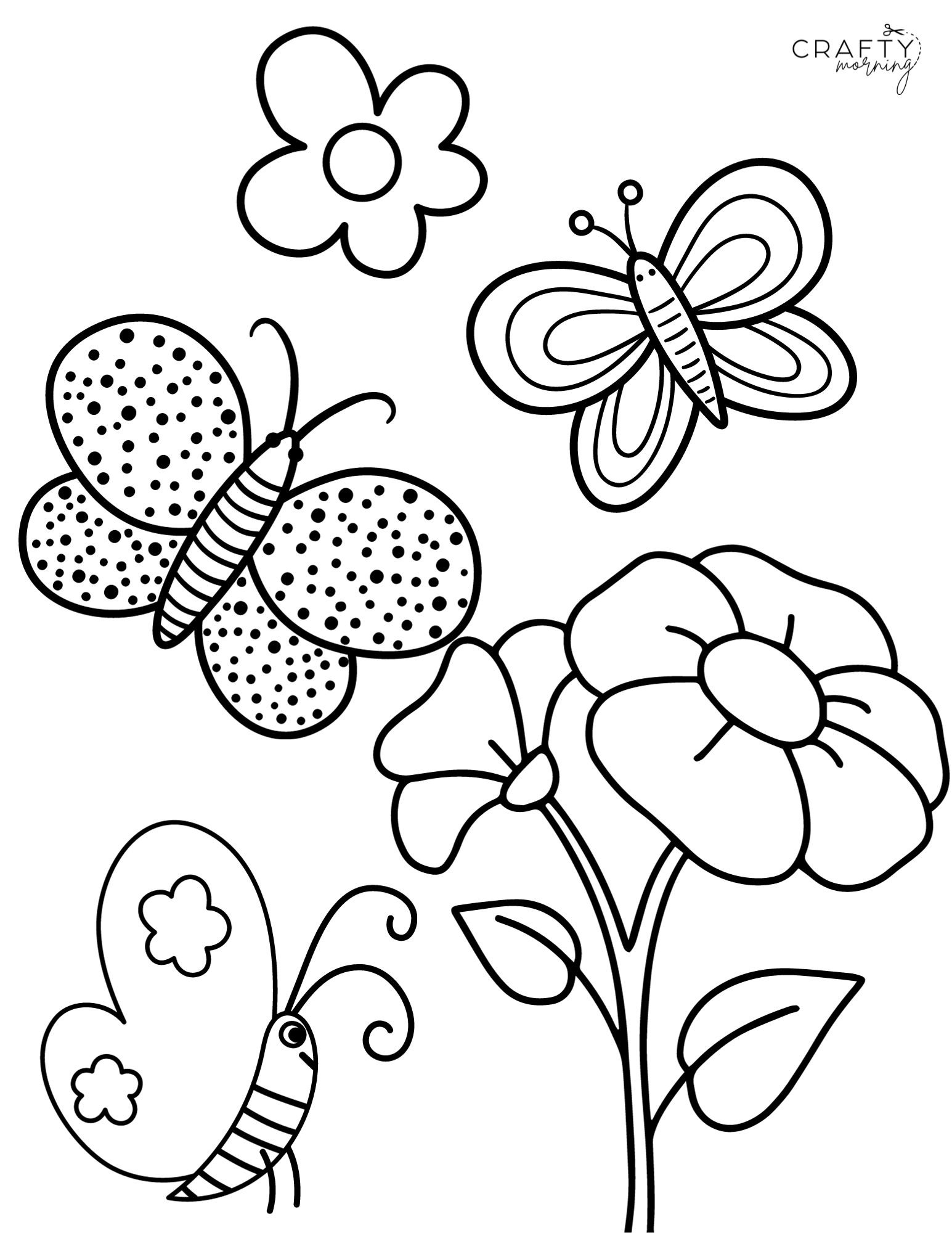 free butterfly coloring pages printable free butterfly coloring pages printable