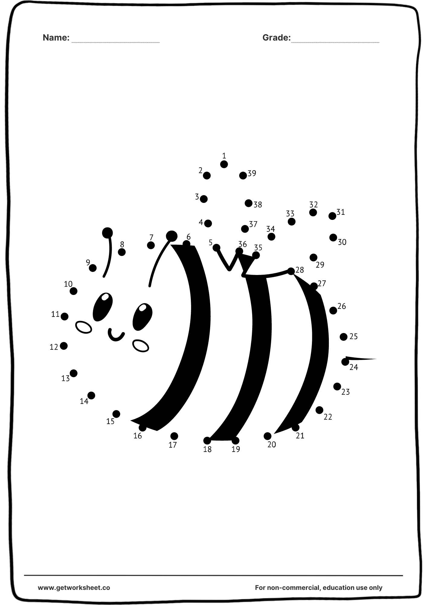 connect the dots worksheets