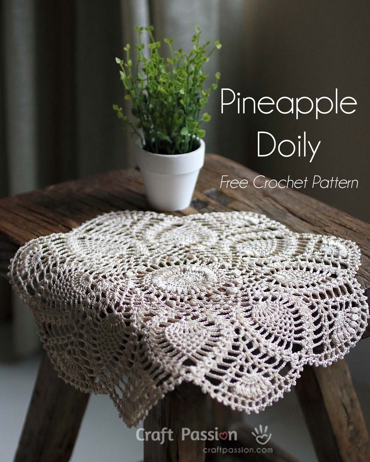 Free Crochet Pineapple Doily Pattern Craft Passion Free Crochet Pineapple Doily Pattern Craft Passion