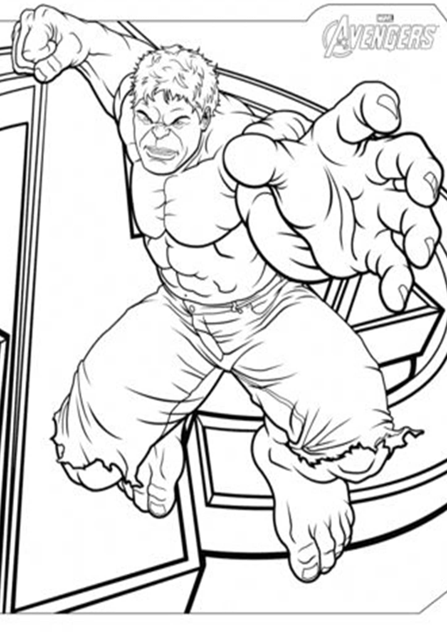 printable coloring pages hulk