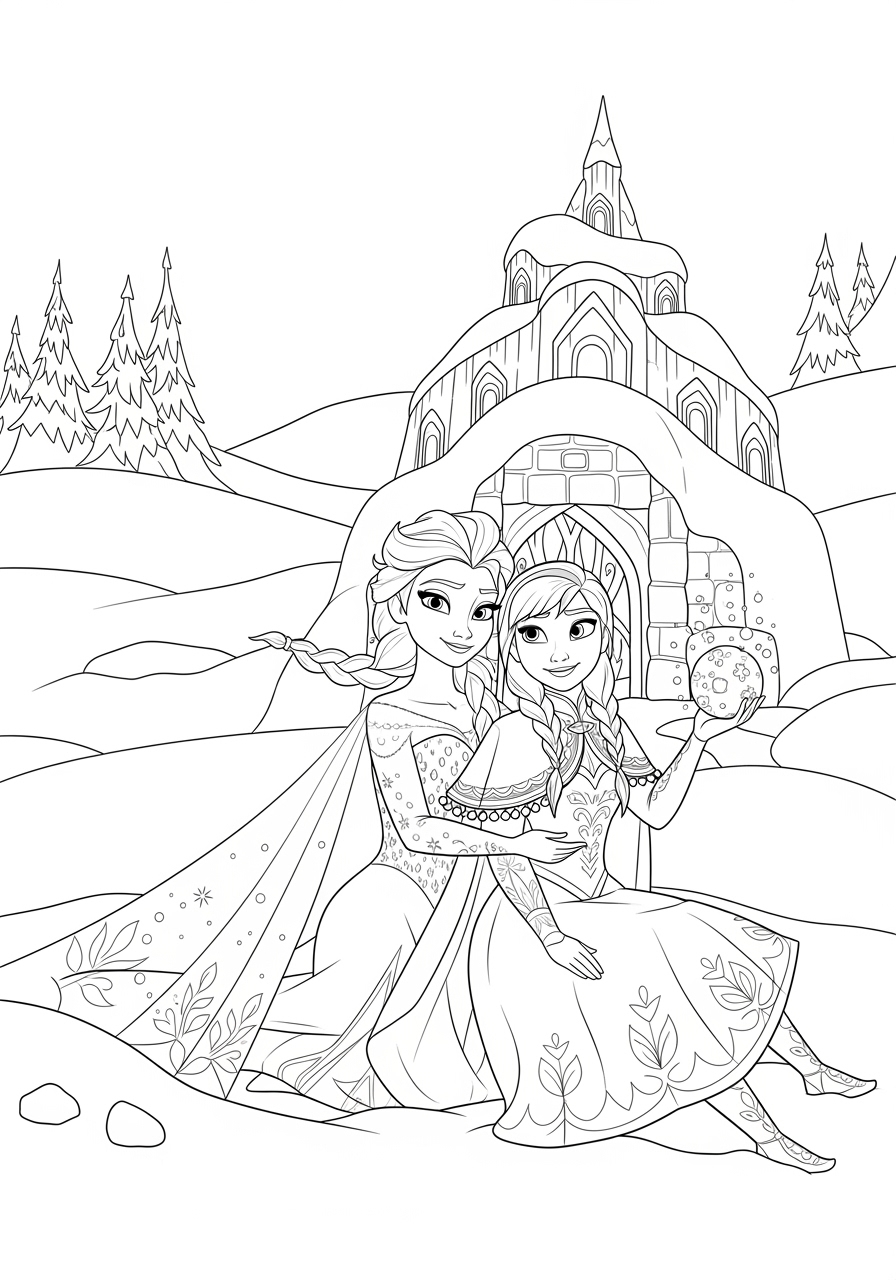 Free Frozen Coloring Pages Printable Fun For Kids Free Frozen Coloring Pages Printable Fun For Kids