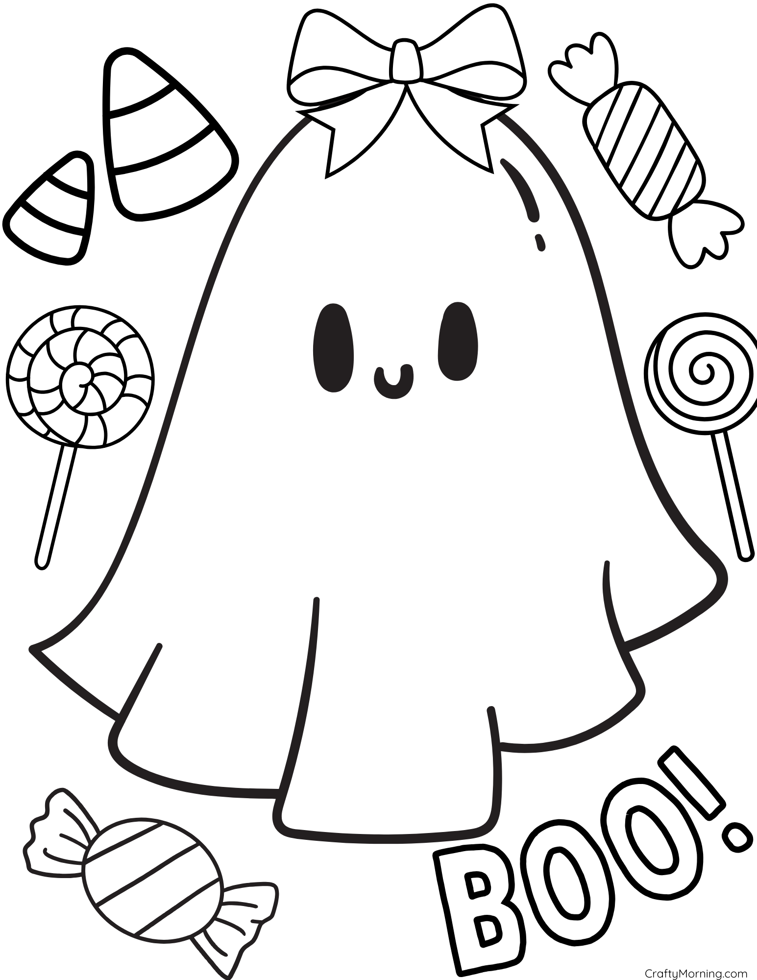ghost coloring pages printable