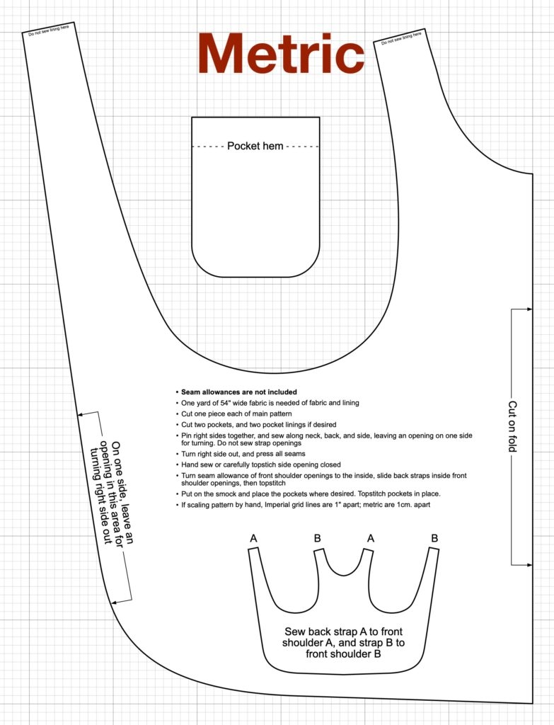 Free Japanese Smock Apron Pattern A Small And Delicious Life
