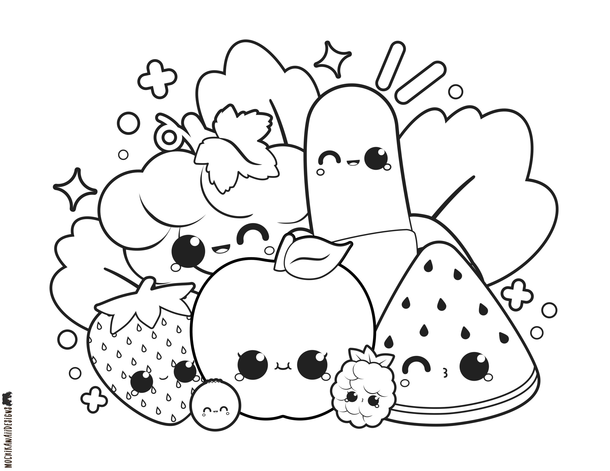 kawaii printable colouring pages kawaii printable colouring pages