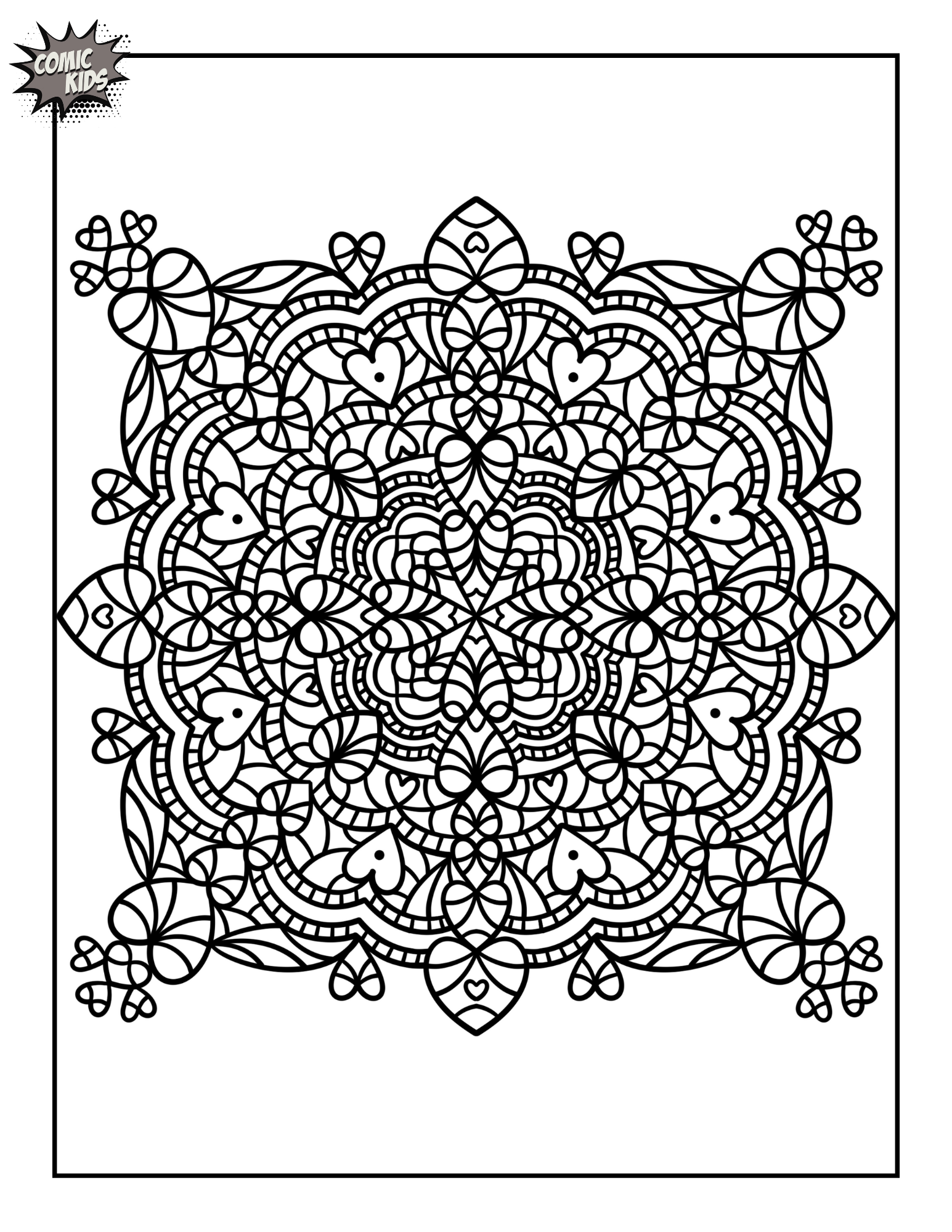 free mandala coloring pages