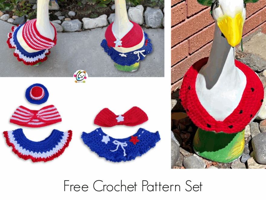 Free Pattern Flirty Goose Set Snappy Tots