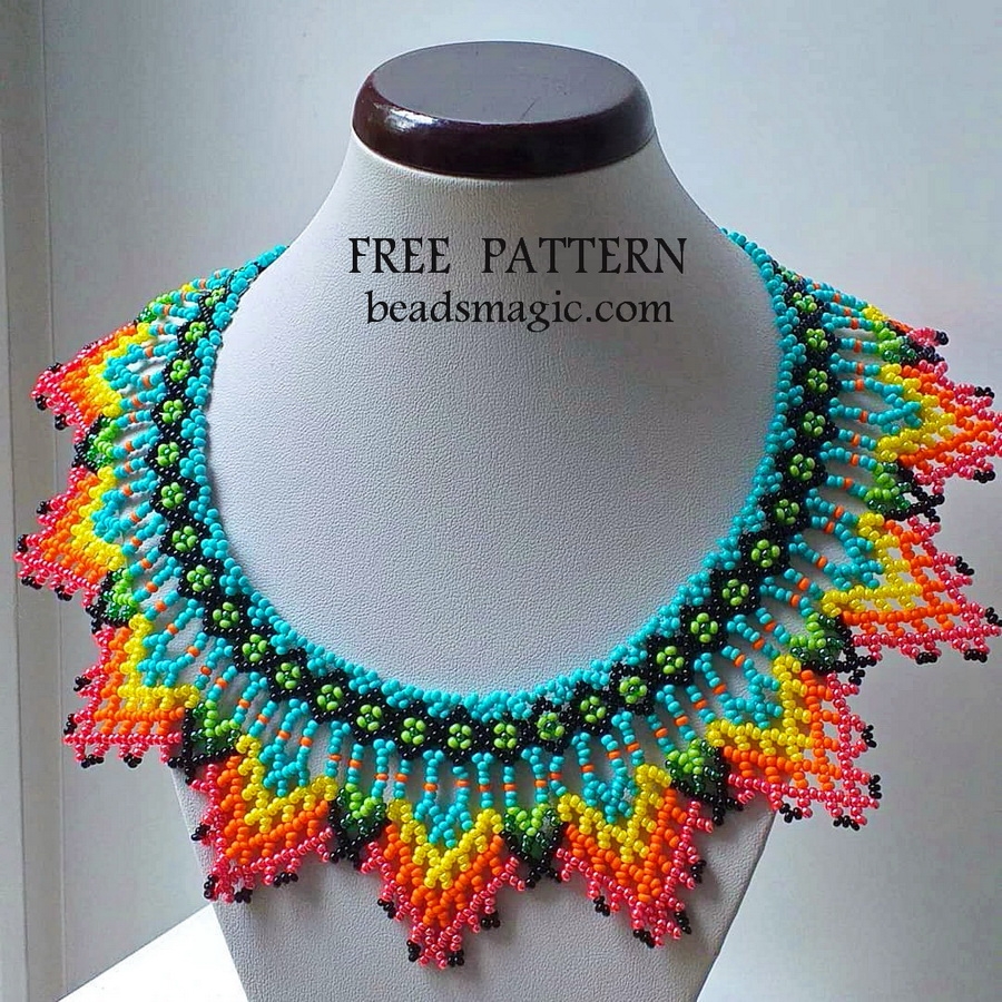 free printable native american beading patterns