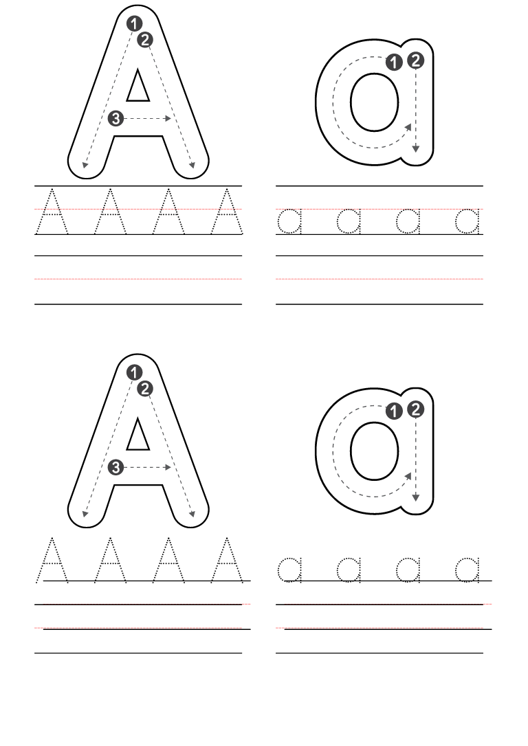 Free Preschool Letter A Worksheets Printable PDF Free Preschool Letter A Worksheets Printable PDF