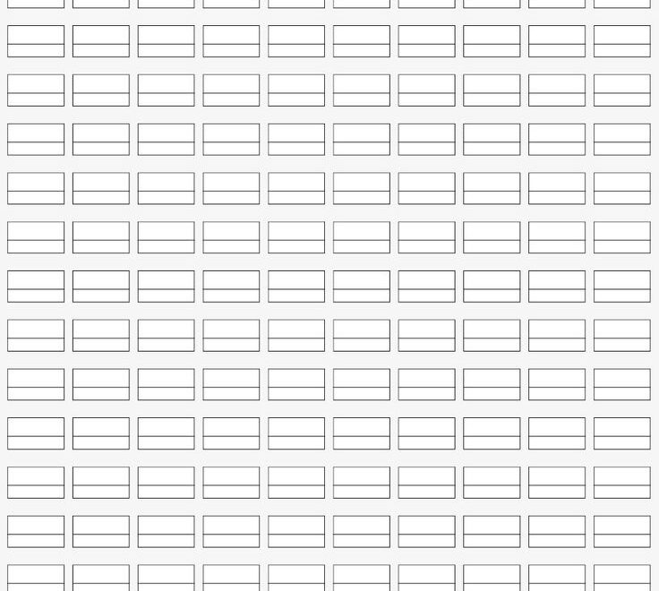Free Printable 24 50 72 80 100 120 150 168 Blank Color Swatch Chart Template PDF