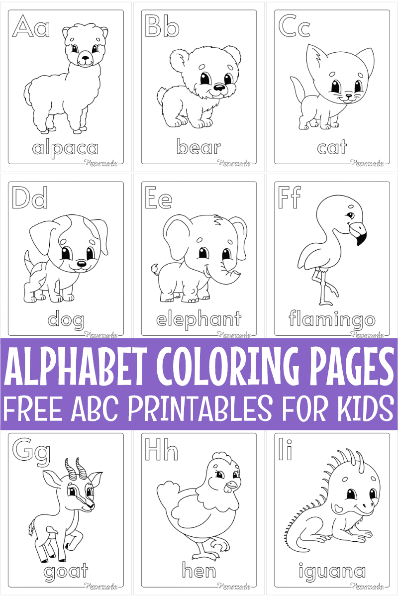 printable alphabet pictures to color printable alphabet pictures to color