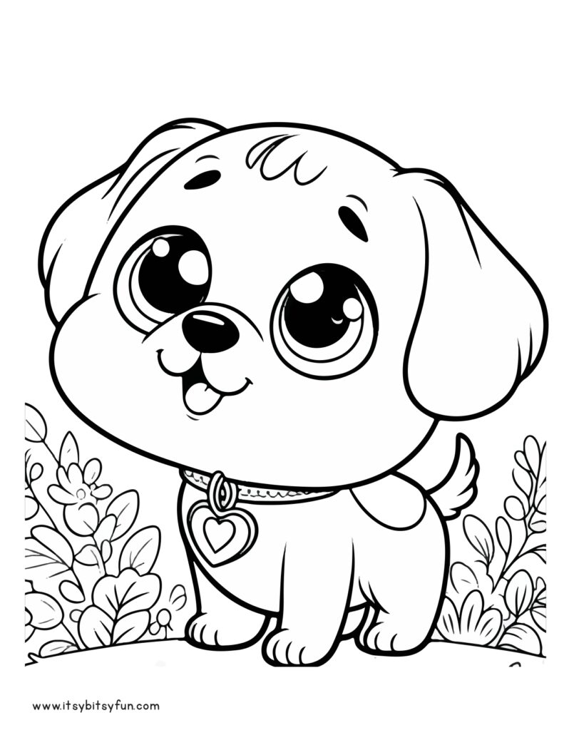 printable dogs to color